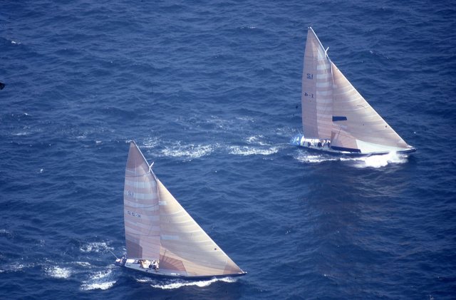 Victory '83 and Azzurra - Challenger Trials 1983